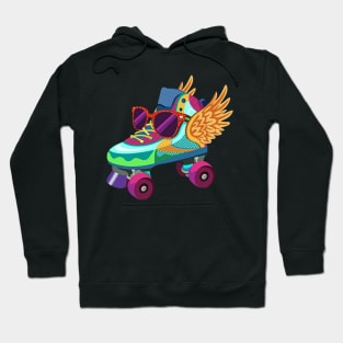 Roller Skate Wings Hoodie